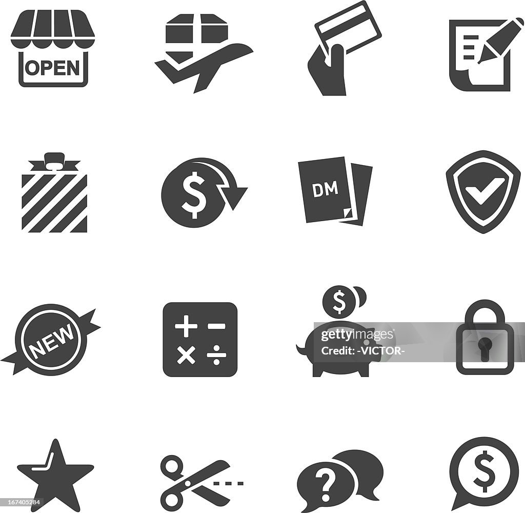 Shopping Icons Set 2-Acme Series