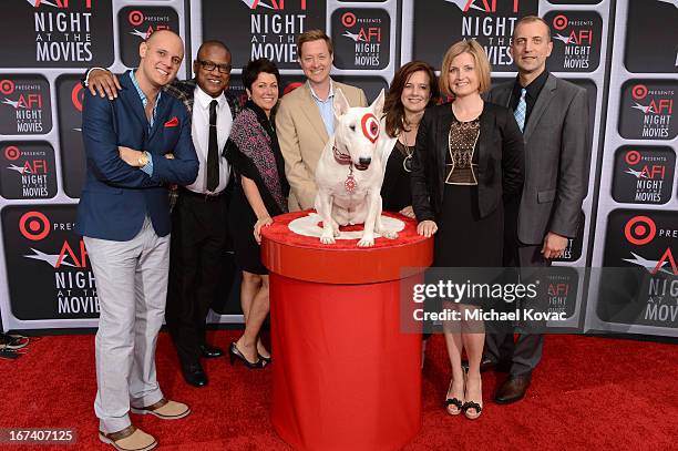 Shawn Gensch, Senior Vice President, Marketing, Target Corporation, and guests arrive on the red carpet for Target Presents AFI's Night at the Movies...