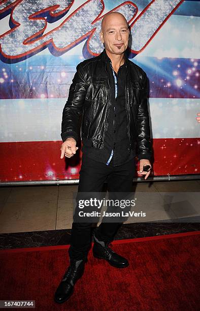 Howie Mandel attends the "America's Got Talent" season eight premiere party at the Pantages Theatre on April 24, 2013 in Hollywood, California.