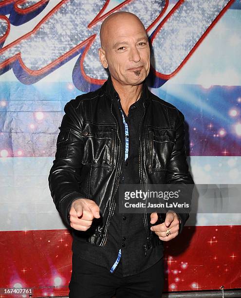 Howie Mandel attends the "America's Got Talent" season eight premiere party at the Pantages Theatre on April 24, 2013 in Hollywood, California.
