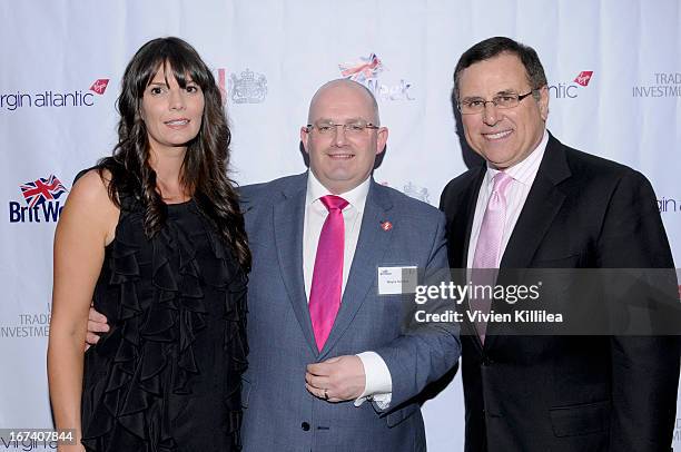 Consul and Director for the West Coast of the UK Trade and Investment US Network Fiona Francois, CEO of Red Touch Media Wayne Scholes and news anchor...