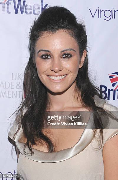 Executive director of Britweek Lauren Stone attends 4th Annual BritWeek UKTI Business Innovation Awards at Four Seasons Hotel Los Angeles at Beverly...