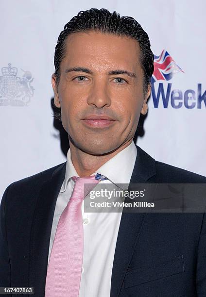 Personality Sean Yazbeck attends 4th Annual BritWeek UKTI Business Innovation Awards at Four Seasons Hotel Los Angeles at Beverly Hills on April 24,...