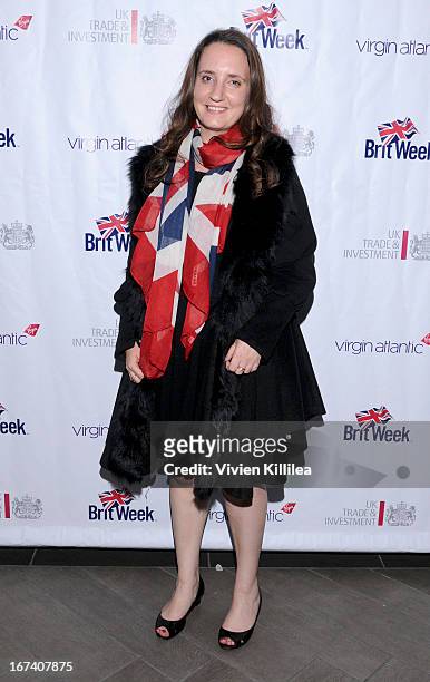Publicist Jane Owen attends 4th Annual BritWeek UKTI Business Innovation Awards at Four Seasons Hotel Los Angeles at Beverly Hills on April 24, 2013...