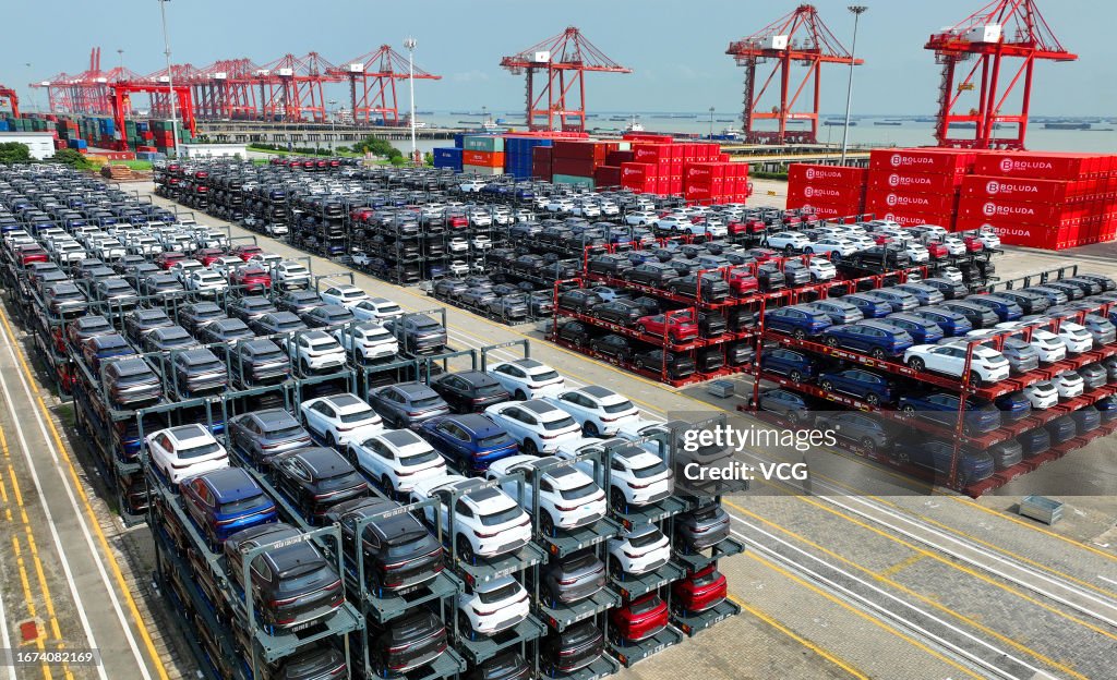 BYD Vehicles Export In Taicang