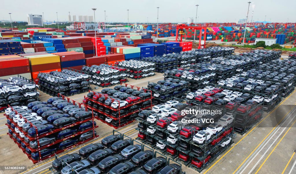 BYD Vehicles Export In Taicang