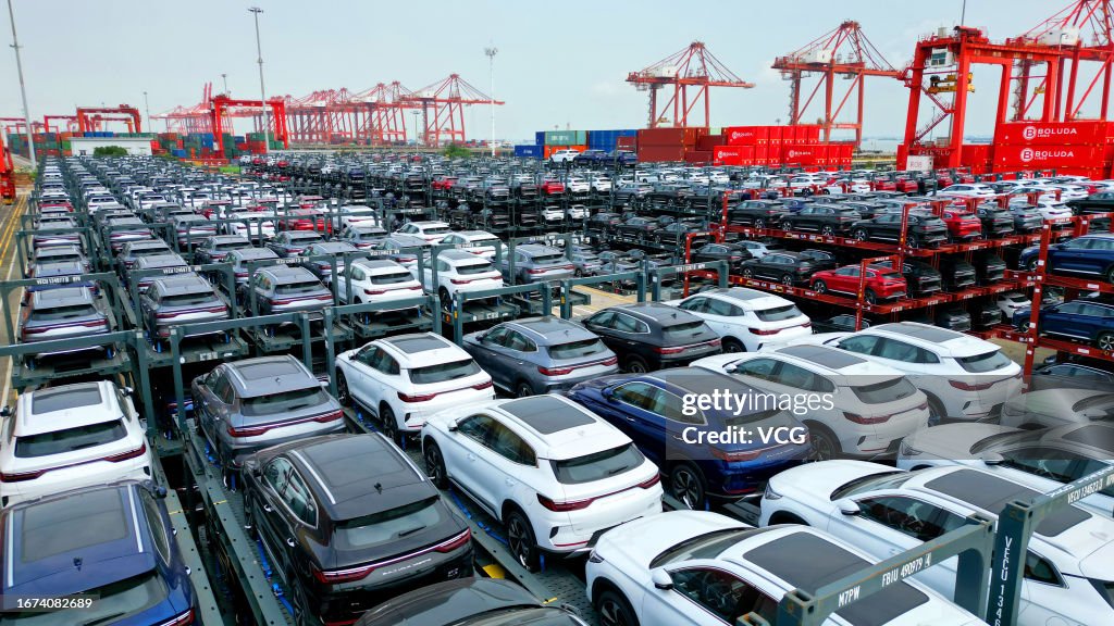 BYD Vehicles Export In Taicang