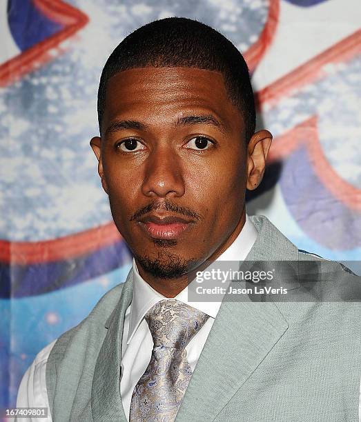 Nick Cannon attends the "America's Got Talent" season eight premiere party at the Pantages Theatre on April 24, 2013 in Hollywood, California.