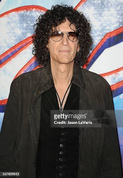 Howard Stern attends the "America's Got Talent" season eight premiere party at the Pantages Theatre on April 24, 2013 in Hollywood, California.