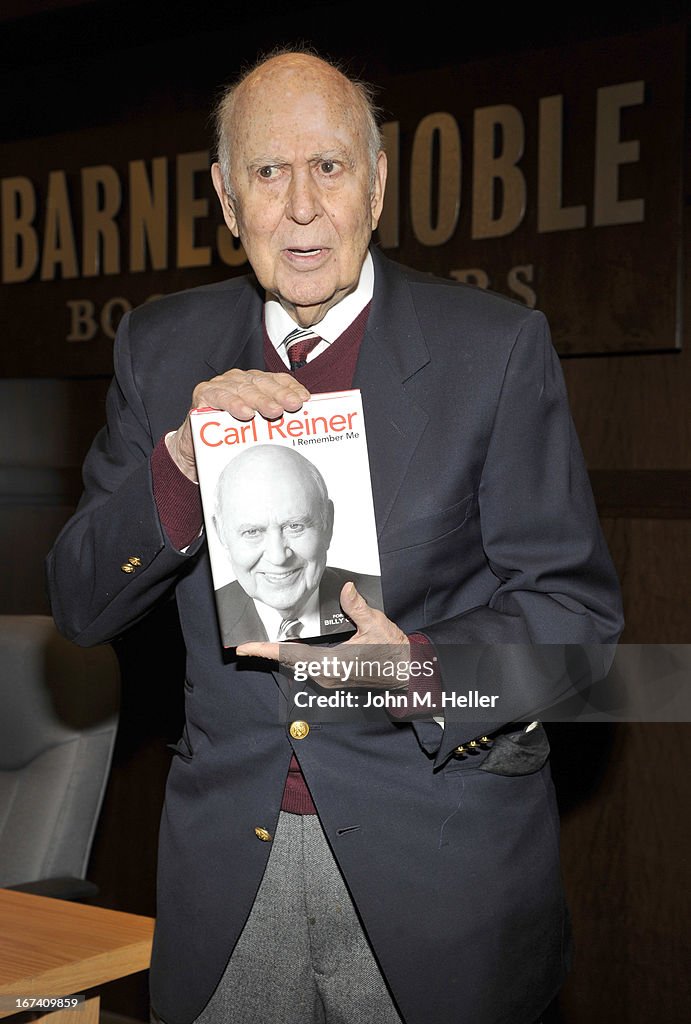 Carl Reiner Book Signing For "I Remember Me"