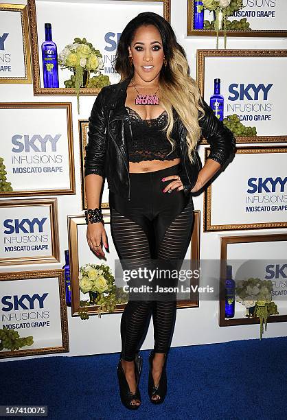 Natalie Nunn attends the House Of Moscato launch party at Greystone Manor Supperclub on April 24, 2013 in West Hollywood, California.