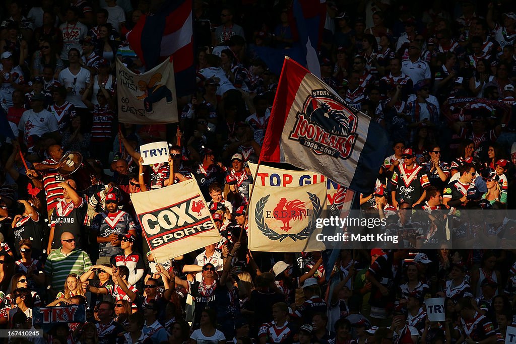 NRL Rd 7 - Roosters v Dragons