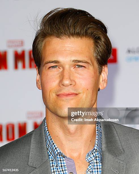 Actor Nick Zano attends the premiere of Walt Disney Pictures' 'Iron Man 3' at the El Capitan Theatre on April 24, 2013 in Hollywood, California.