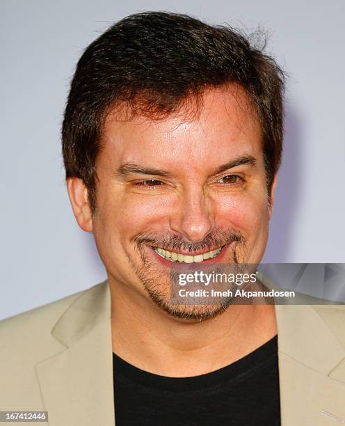 Director Shane Black attends the premiere of Walt Disney Pictures' 'Iron Man 3' at the El Capitan Theatre on April 24, 2013 in Hollywood, California.