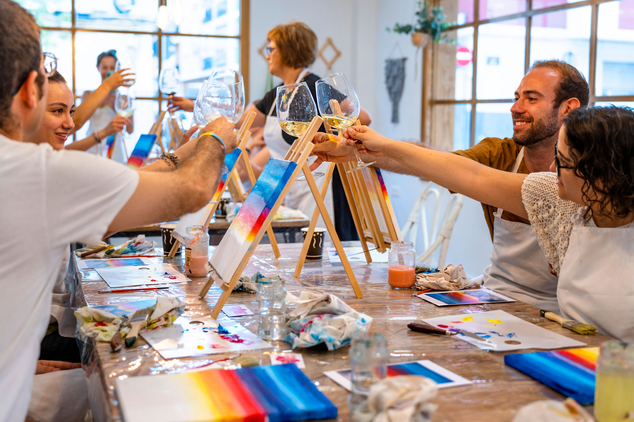 group painting