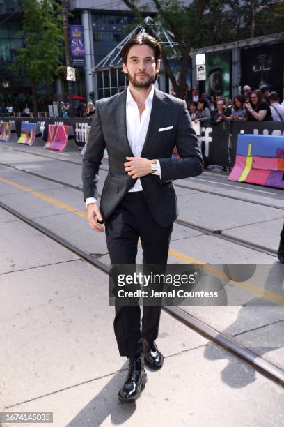 Ben Barnes attends "The Critic" premiere during the 2023 Toronto International Film Festival at Princess of Wales Theatre on September 11, 2023 in...