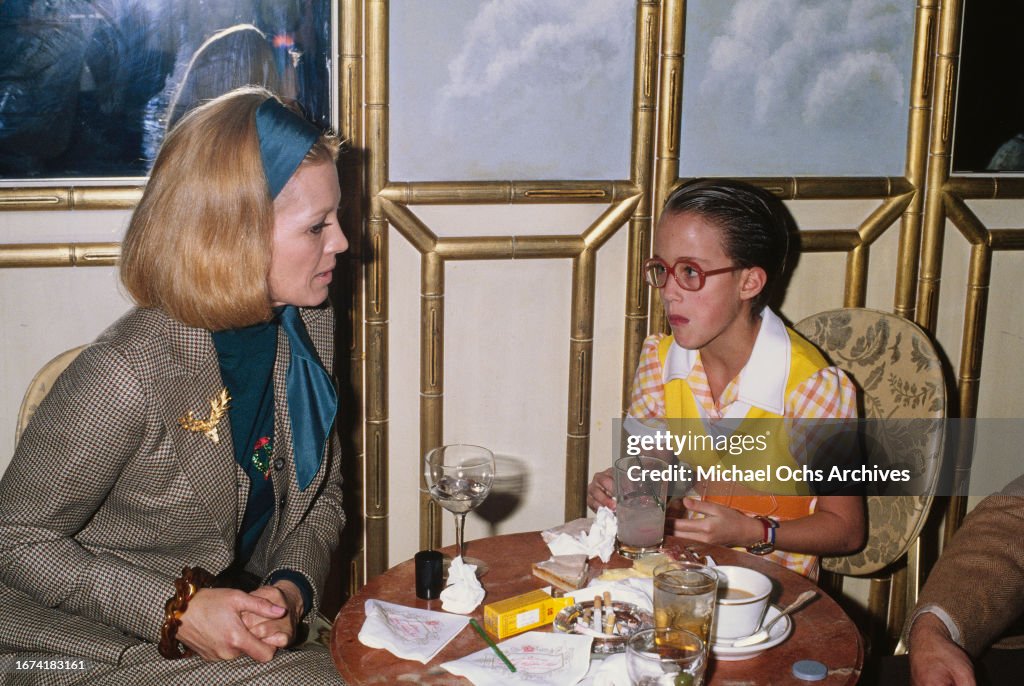 Angie Dickinson with her daughter Lea Nikki Bacharach at an event Angie Dickinson with her daughter Lea Nikki Bacharach at an event