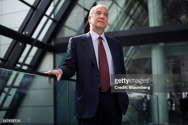 Andrea Morante, chief executive officer of Pomellato SpA, poses for a photograph following a Bloomberg Television interview in London, U.K., on...