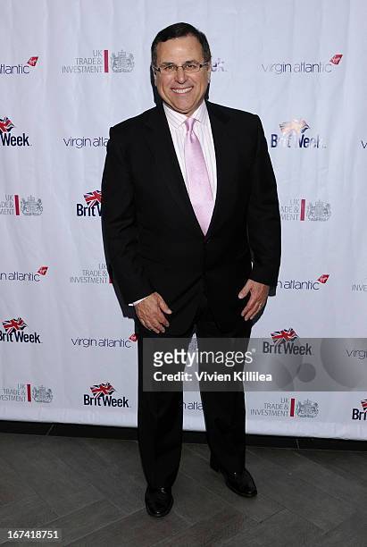 News anchor Carlos Amezcua attends 4th Annual BritWeek UKTI Business Innovation Awards at Four Seasons Hotel Los Angeles at Beverly Hills on April...