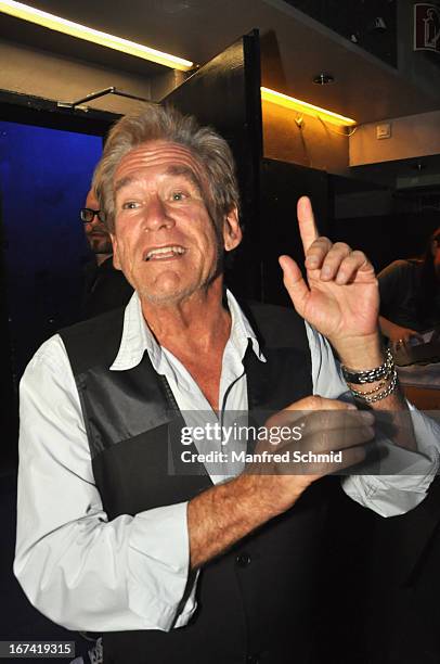 Bill Champlin formerly of Chicago poses backstage during the 30th anniversary party of Szene Wien on April 18, 2013 in Vienna, Austria.