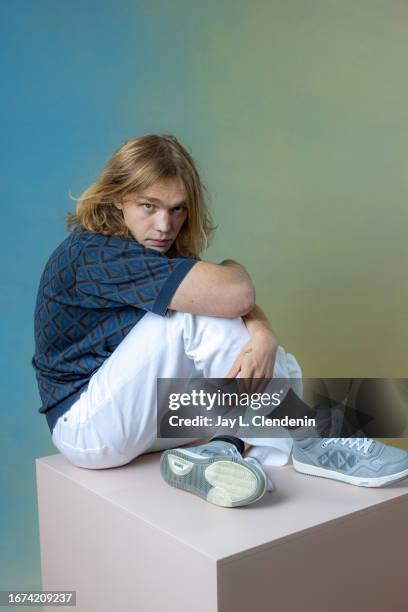 Actor Charlie Plummer of 'National Anthem' is photographed for Los Angeles on September 10, 2023 at the Toronto International Film Festival at RBC...