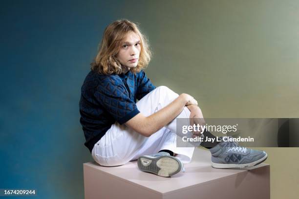 Actor Charlie Plummer of 'National Anthem' is photographed for Los Angeles on September 10, 2023 at the Toronto International Film Festival at RBC...