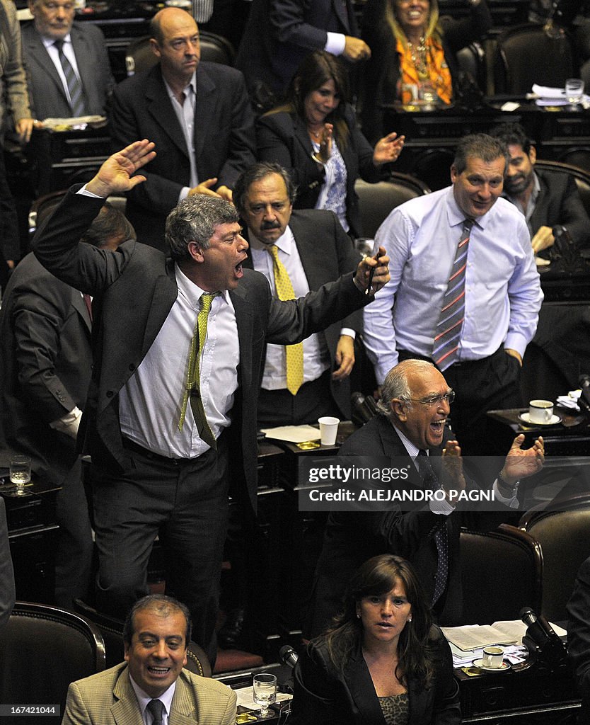 ARGENTINA-JUDICIARY-REFORM-PROTEST