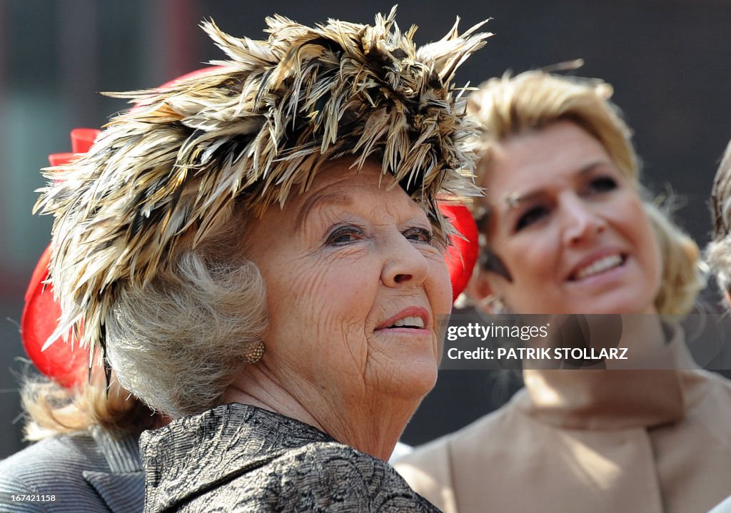 TOPSHOT-GERMANY-NETHERLANDS-ROYALS-BEATRIX