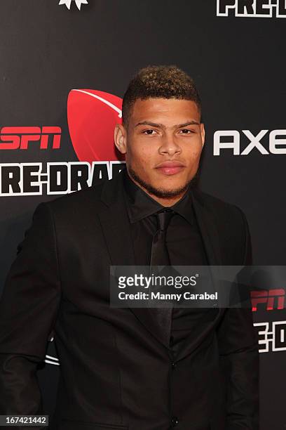 Tyrann Mathieu attends the ESPN The Magazine 10th annual Pre-Draft Party at The IAC Building on April 24, 2013 in New York City.