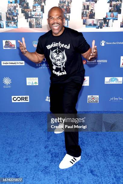 Darryl “DMC” McDaniels attends the annual Charity Day hosted by BGC Group and The Cantor Fitzgerald Relief Fund on September 11, 2023 in New York...