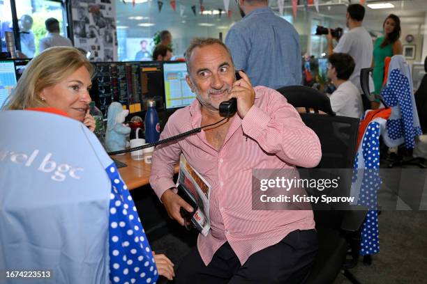 Antoine Dulery attends the Aurel BGC Charity Day 2023 on September 11, 2023 in Paris, France.