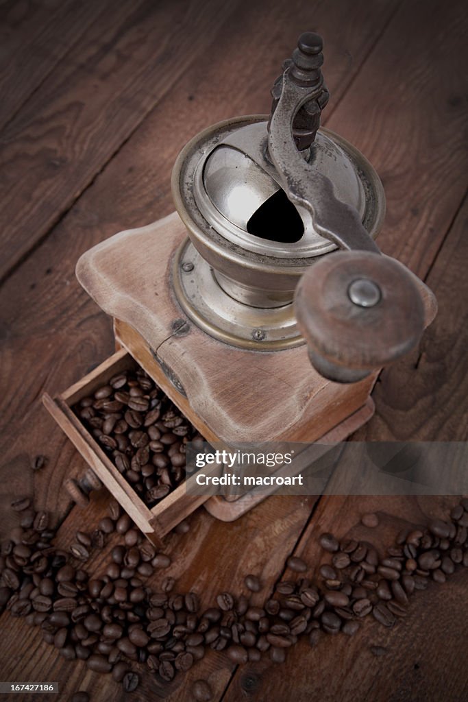 Old coffee mill