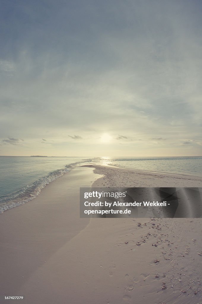 Maledives Sunset beach South Sea