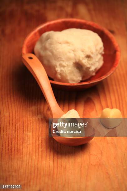 shea butter still life - shea butter stock pictures, royalty-free photos & images