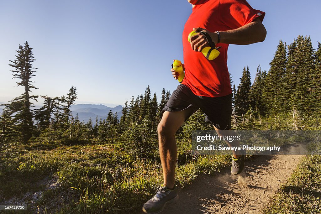 Trail running in the North Cascades