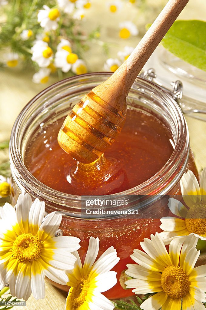 Honey and wildflowers