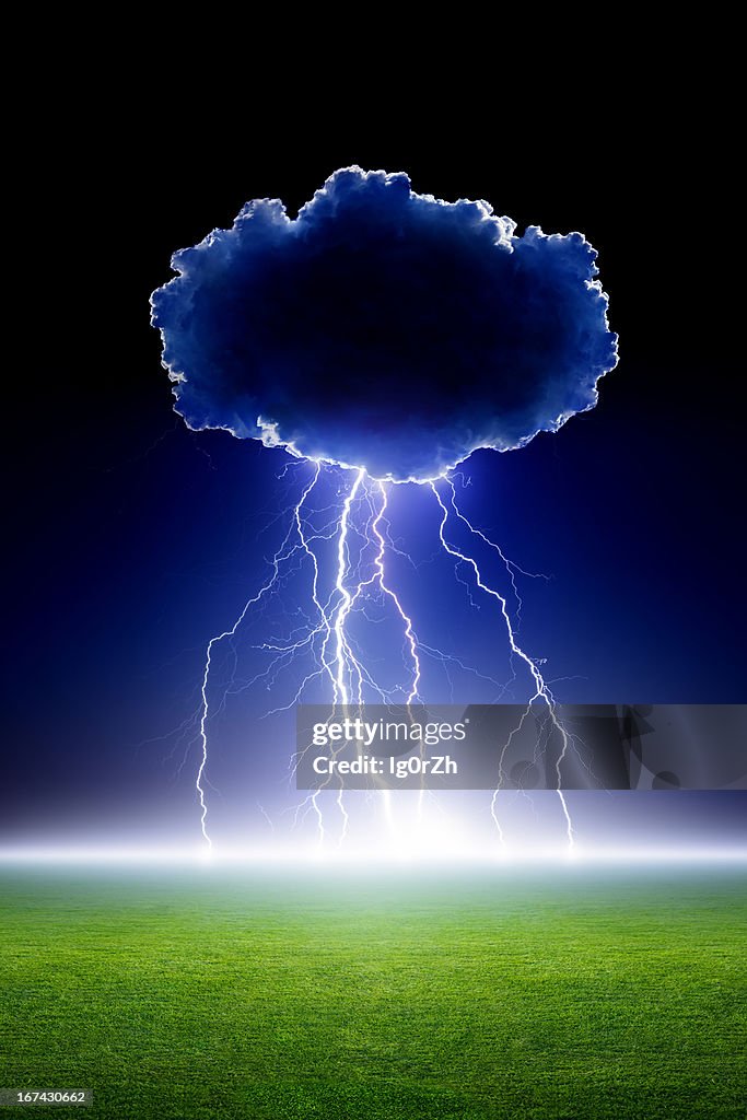 Lightning von cloud