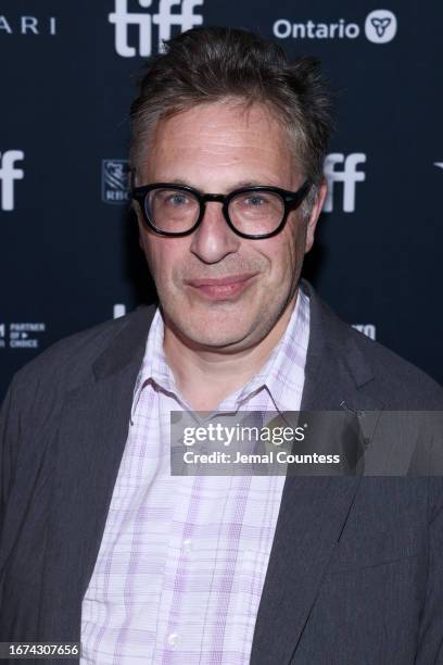 Patrick Marber attends "The Critic" premiere during the 2023 Toronto International Film Festival at Princess of Wales Theatre on September 11, 2023...