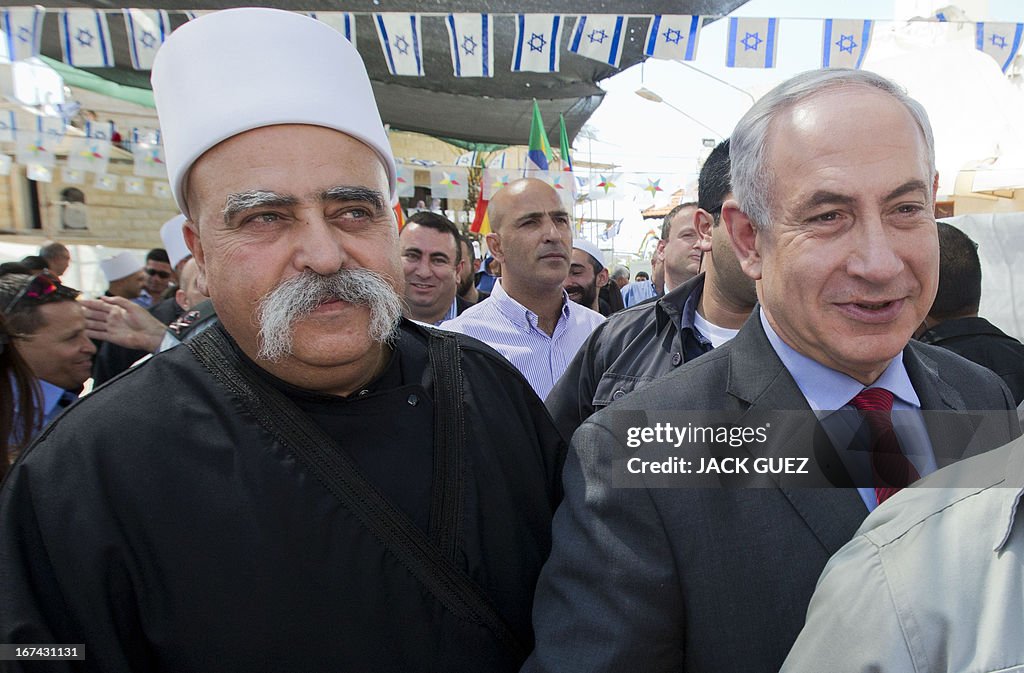 ISRAEL-DRUZE-NETANYAHU-HOLIDAY