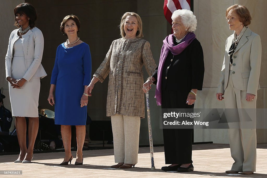George W. Bush Library Dedication Attended By President Obama And Former Presidents