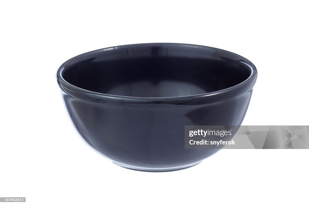 Schwarze Keramik bowl