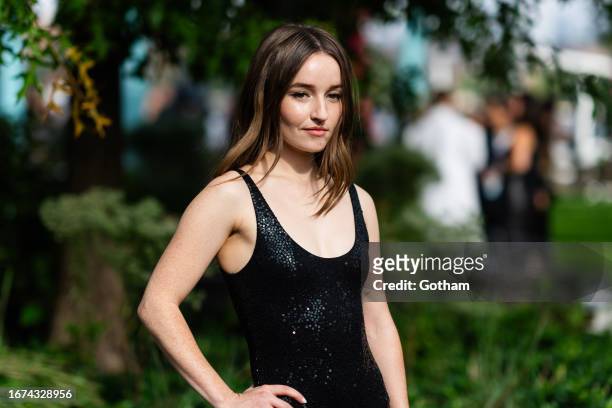 Kaitlyn Dever attends the Michael Kors fashion show during New York Fashion Week: The Shows at Domino Park on September 11, 2023 in New York City.