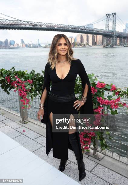 Halle Berry attends the Michael Kors Collection Spring/Summer 2024 Runway Show at Domino Park on September 11, 2023 in Brooklyn, New York.