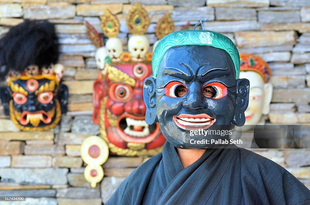 The Bhutanese Behind A Mask