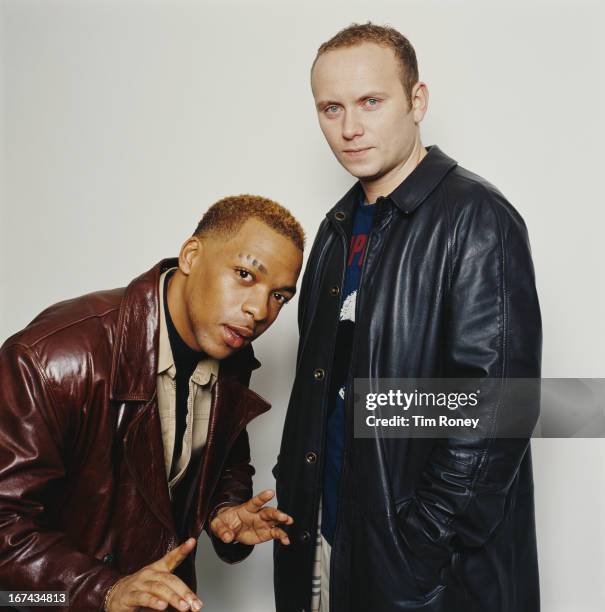 English R&B and garage band 'Artful Dodger' , circa 2000.