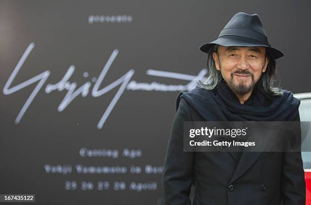 Yohji Yamamoto Fashion Show Cutting Age Photos and Premium High Res