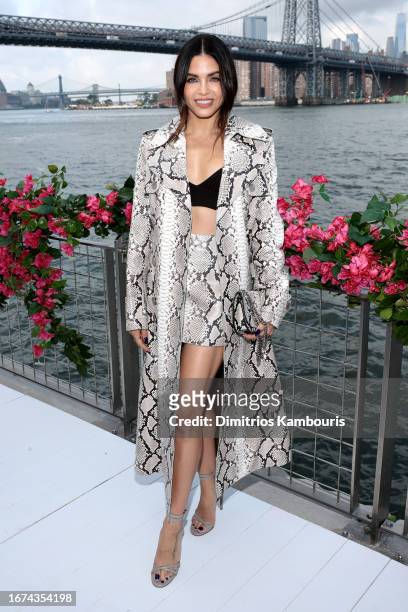 Jenna Dewan attends the Michael Kors Collection Spring/Summer 2024 Runway Show at Domino Park on September 11, 2023 in Brooklyn, New York.