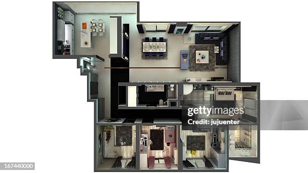 house - querschnitt stock-fotos und bilder