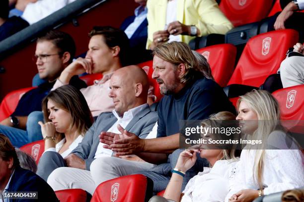 Director Jan van Halst of Ajax, director Sven Mislintat of Ajax during the Dutch Eredivisie match between Fc Twente v Ajax at the De Grolsch Veste on...