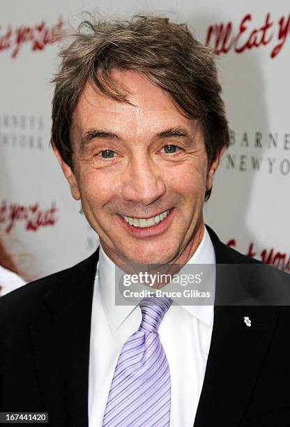 Martin Short attends the "I'll Eat You Last: A Chat With Sue Mengers" Broadway opening night at The Booth Theater on April 24, 2013 in New York City.